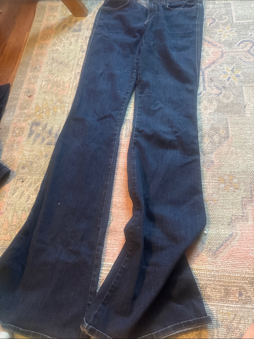 J Brand Dark Blue Flared Jeans
